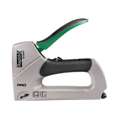 RAPID - ALU840 - Agrafeuse-Cloueuse pour professionnel, pour agrafes n°140/6-14mm et clous n°8/15mm - Blister - (22876000)