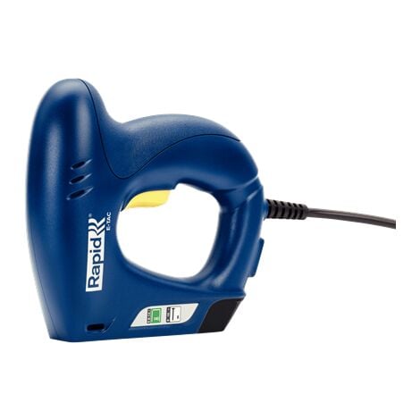 RAPID - E-TAC - Agrafeuse électrique professionnelle pour agrafes n°140/6-14mm et clous n°8/15mm - Coffret complet (Agrafeuse + Agrafes) - (5000576)