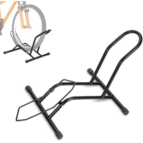 Râtelier au sol pour 26” à 29” vélos Roue Avant & Arrière en métal galvanisé