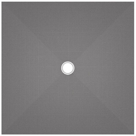 Receveur carré wedi Fundo Primo écoulement centré 1200x1200x40mm