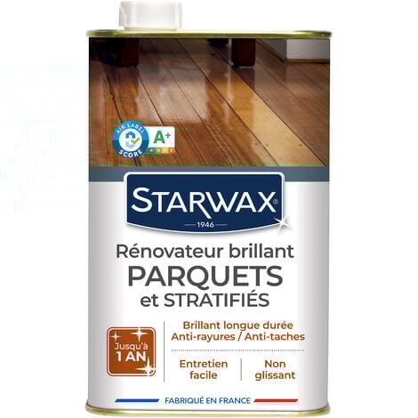 Rénovateur brillant protecteur pour parquets et sols stratifiés 1L  STARWAX