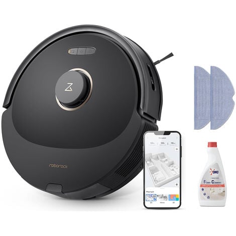 Roborock Q8 Max Robot Aspirateur Possède Les Deux Brosses, L'aspiration de 5500 Pa, Les Zones Interdites, Le Nettoyage Le Long de la Ligne du Sol, Le Dessin 3D, APP