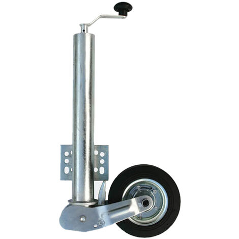 Roue jockey de remorque automatique Ø200x60,5mm 453kg 275mm pour Remorque Roue avant pliable