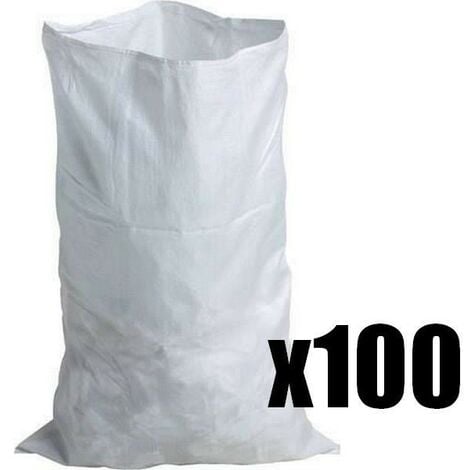Sac à gravats pas cher tissé résistance 60 kg (x100)