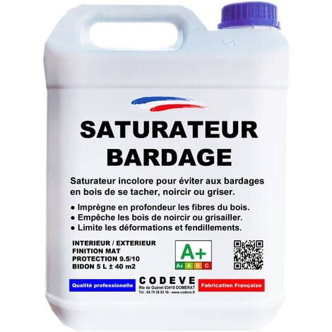 Saturateur Bardage - 5 L - Codeve Bois