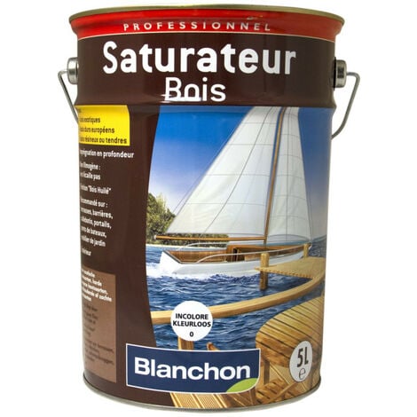 Saturateur Bois Blanchon Conditionnement: 5 Litres - Teinte: Incolore