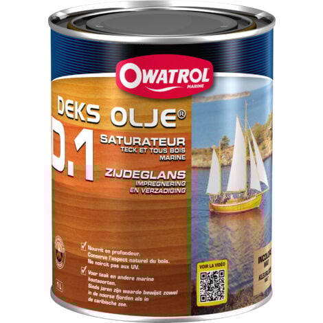 Saturateur bois exotiques Owatrol DEKS OLJE D.1  2.5 litres