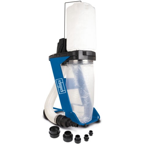 Scheppach Aspirateur DC500 - Puissance 550W - Sac de récupération 75L - Tubulure d'aspiration Ø 100mm - Débit d'air 1150m3/h - Longueur de Tuyau 2000mm