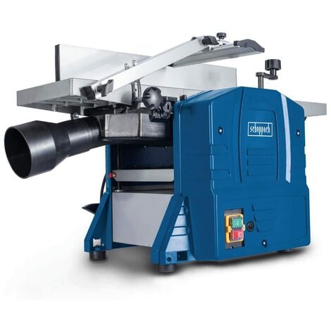 Scheppach - Raboteuse & Dégauchisseuse compacte HMS860 - Puissance 1500W - 2 fers en acier rapide - Largeur de rabotage 204mm - Hauteur de passage 120mm - Régime de l'arbre 9000min-1