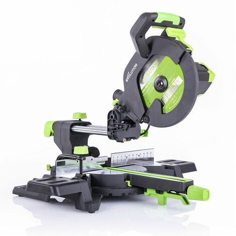 Scie à onglet électrique 255mm Evolution F255SMS avec lame multi-matériaux