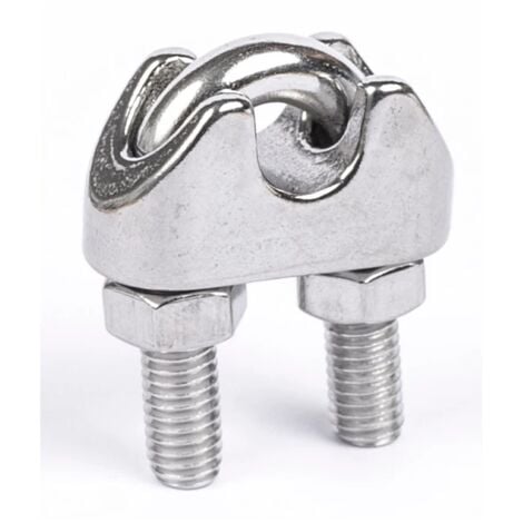 Serre-câble étrier inox A4 - 4 pcs - 3 mm