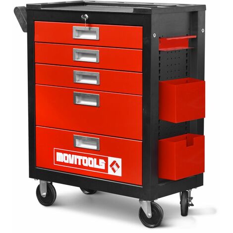 Servante d'atelier 5 tiroirs + accessoires - Movitools