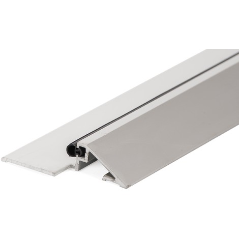 Seuil de porte bois 93 cm alu anodisé argent - Découpé- Prêt à poser - aux Norme PMR ( handicapé ) Klose besser