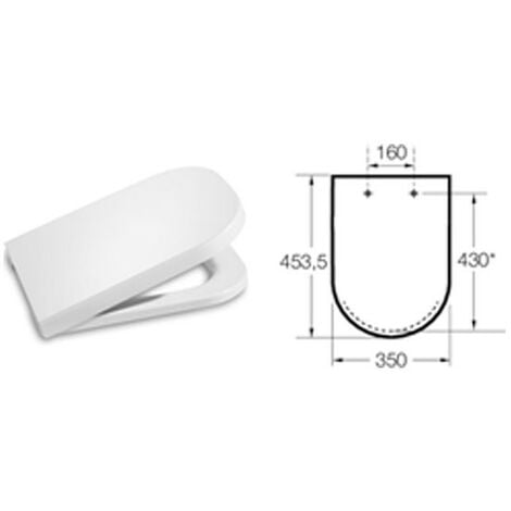 SIÈGE DE TOILETTE ROCK THE GAP BLANCA - A80147000B