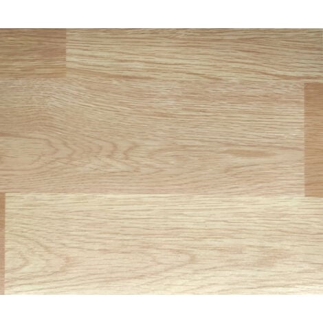 Sol Vinyle Revement PVC Imitation Parquet Chene Clair Taille 140X600 CM