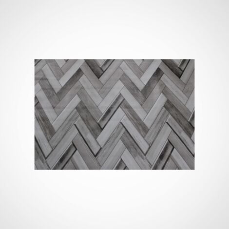 Sol Vinyle Revement PVC Imitation Parquet Chene Gris Taille 140X100 CM
