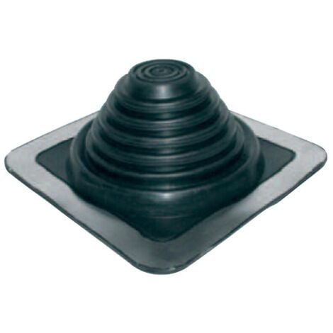 Sortie de toiture ronde universelle PIPÉCO, manchon en EPDM ajustable 70-177mm et embase aluminium ajustable - ETANCO