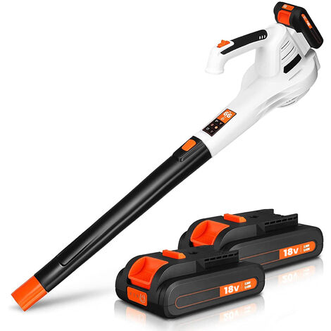 Souffleur sans fil Souffleur de feuilles 2x Batterie et charger inclus Jmax