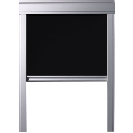 Store occultant Itzala compatible avec les fenêtres de toit VELUX, M04, MK04, 304, 1 Noir