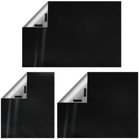 Store Occultant Sans Perçage Rideau Occultant Avec Auto-Adhésives Matériau Blackout Coupé Sur Mesure Store Occult,100X145cm