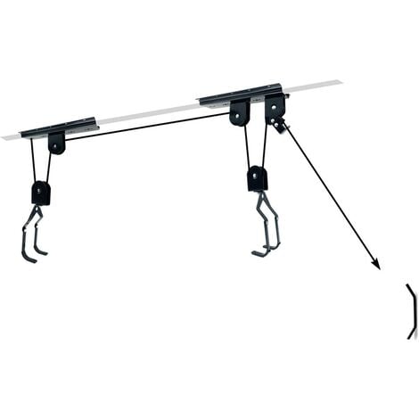 Support vélo plafond