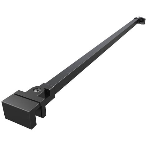 Swiss Aqua Technologies Walk-in Bras de montage pour paroi de douche 120 cm , Noir (ZAV3C)