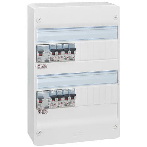 Tableau électrique pré cablé LEGRAND - 2 rangées - T1 ou T2 093055