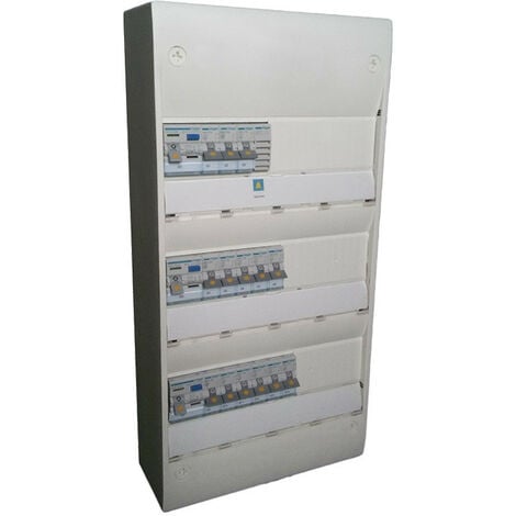 Tableau équipé 3 rangées HAGER (KIT3R)