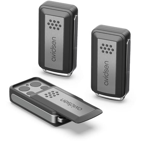 Télécommande 4 boutons à clapet - Avidsen - Lot de 3