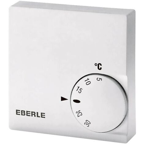 Thermostat dambiance montage apparent (en saillie) Eberle RTR-E 6121 programme journalier 5 à 30 °C