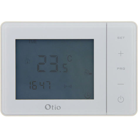 Thermostat programmable filaire blanc - Otio