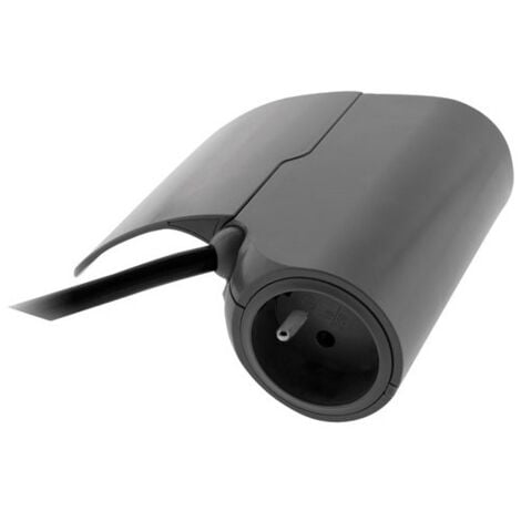 THOMSON - Prise ronde 16a, 2p + t ip55 alu brossé