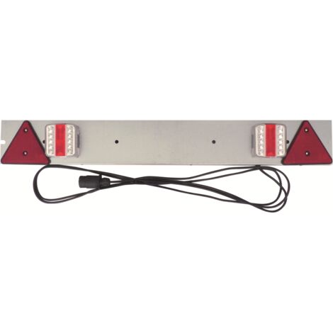 TOPCAR - Rampe d'éclairage complète, à leds pour remorque bagagère - 17127