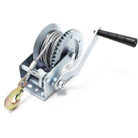 Treuil à Câble Manuel de Halage Charge max. 550kg 10m Rapport de transmision 4,1:1 Bateau Auto