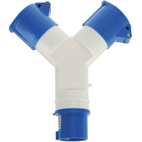 Triplite pour caravane 1 prise mâle et 2 femelles