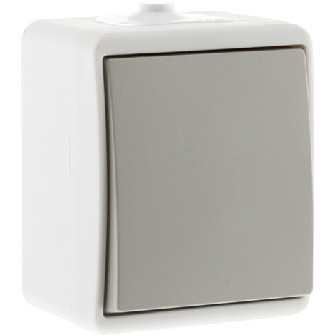 Va-et-vient IP54 - Gris clair