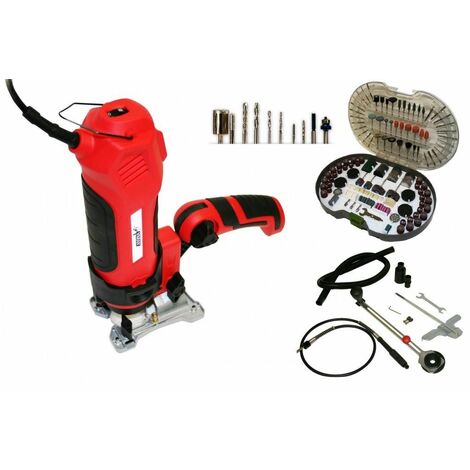 Varan Motors - DMX-550A-ACC Outil Scie Twist Saw Multifonctions 550W + Kit 286 accessoires