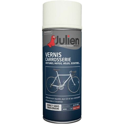 Vernis aérosol pour Carrosserie - Brillant Incolore - 400 ml - Julien
