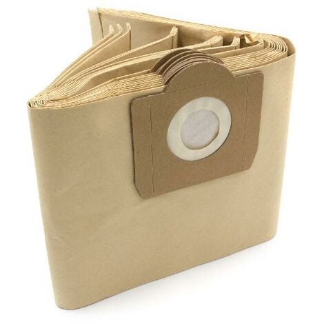 vhbw - 10x pièce - sacs en papier, sacs d'aspirateur compatible avec Kärcher remplace 6.959-130.0