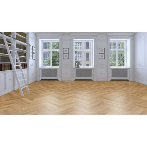 Victoire - Parquet Chene Contrecolle chene Baton rompu verni naturel rustic 14/3 x 90 x 540mm (colis = 0,583m2)