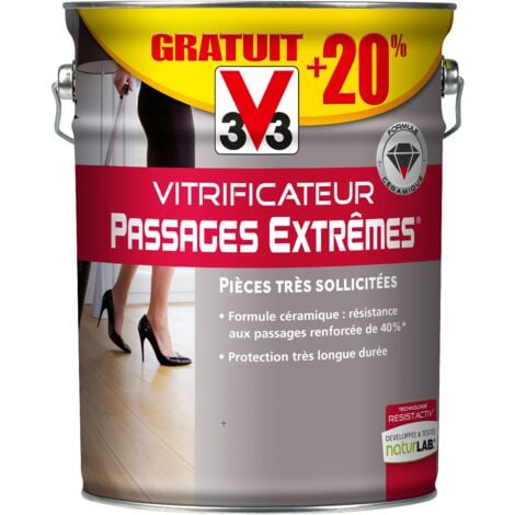 Vitrificateur Passages extrêmes® V33 Incolore Satin 6L