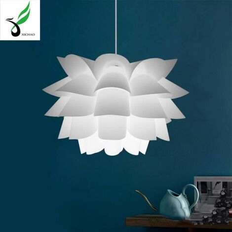XICHAO - Lustre plafond pendentif la forme du lotus assemblé 3628cm puzzle lumières suspension pour Chambre
