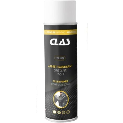 Apprêt garnissant gris clair 500ml spécial carrosserie - CO 1042 - CLAS Equipements