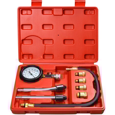 AUFUN Testeur de compression automobile Compression Meter Test kit