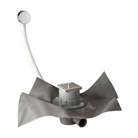 Baignoire « no limits » avec grille, feuille et trop-plein