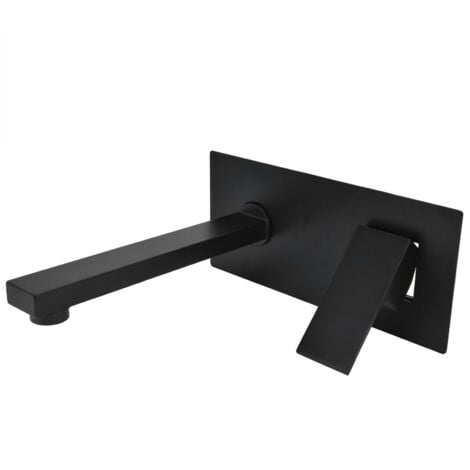 Baucet en laiton G1/2, support mural dissimulé avec poignée unique, pour salle de bain, cuisine, hôtel