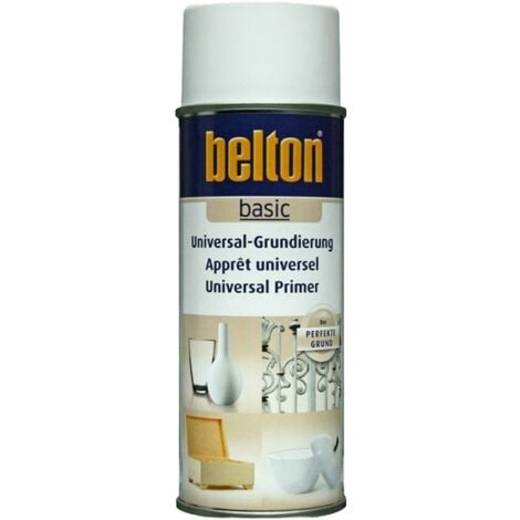 Belton Peinture d'Apprêt en Aérosol - 400ml  Couleur: Blanc