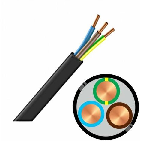 Bobine de câble RO2V 3G1,5 mm² - Au mètre