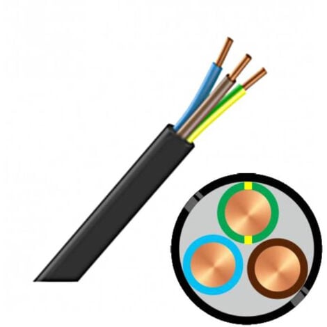 Bobine de câble RO2V 3G2,5 mm² - Au mètre