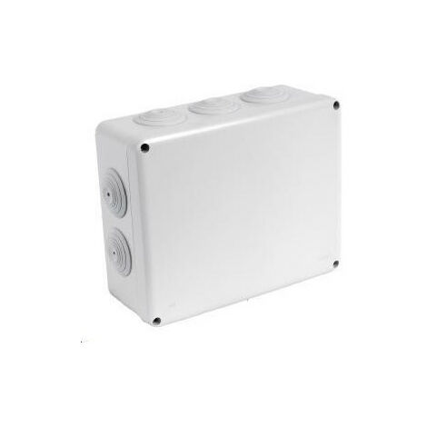 Boite de dérivation grise 10 entrées 210x170x80 mm IP55